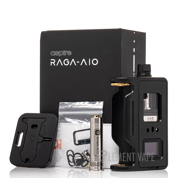 Aspire RAGA AIO 75W Boro Box Mod Kit $109.99 Aspire RAGA AIO 75W Boro Box Mod Kit $109.99
